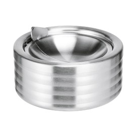 Ashtray with Lid Stainless Steel Wind Ashtray Folding Storm Ashtray