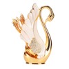 Swan Base Holder Innovative Gold Smoother Edges Coffee Dinnerware Set