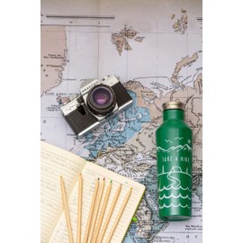 Typhoon Pure Stay Wild Steel Double Walled Water Bottle, 500 ML