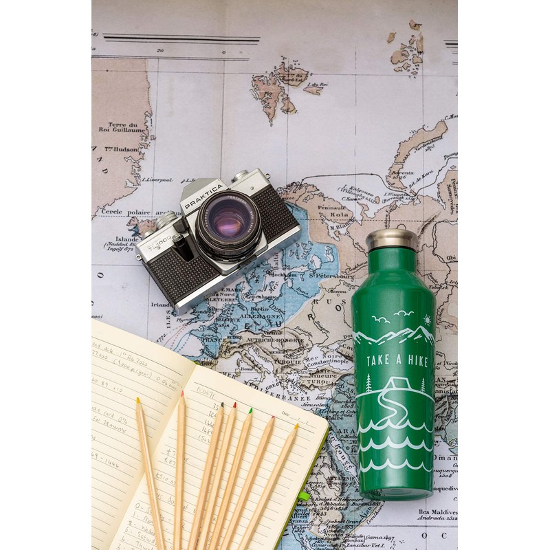 Typhoon Pure Stay Wild Steel Double Walled Water Bottle, 500