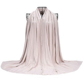 Ever Bloom Women's Hijab Headscarf for Muslim Women Long Muslim Headwear Scarf Breathable Premium 190 x 70 cm, New Ecru