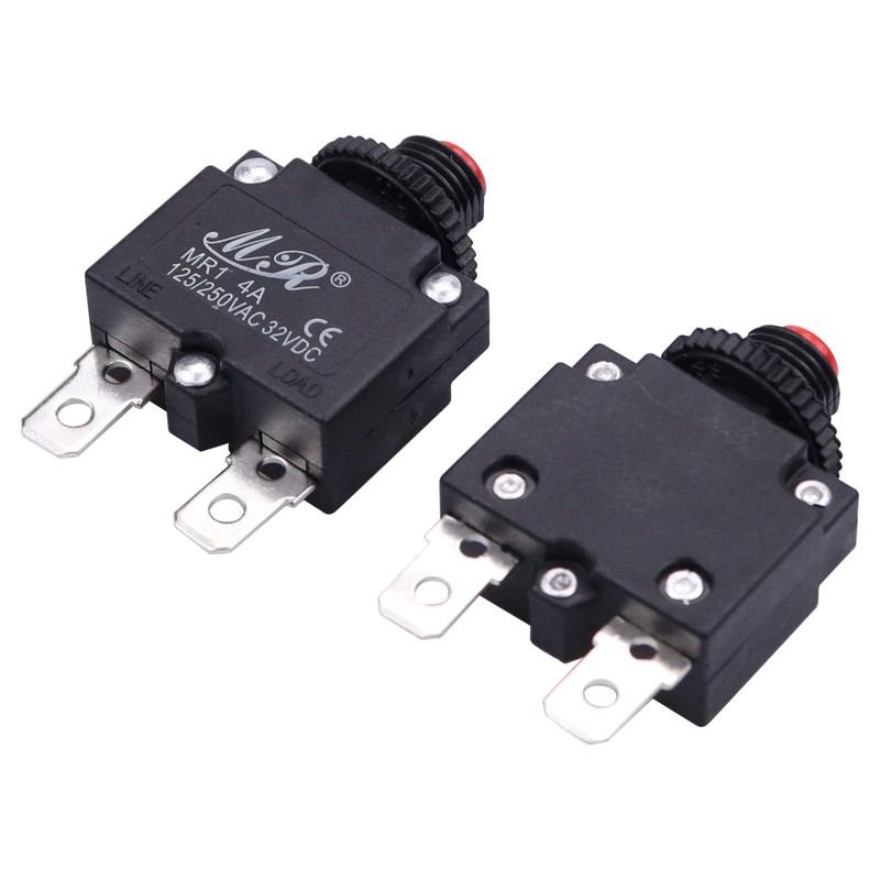 RKURCK 4 Amps Thermal Circuit Breakers 125/250V AC 32V DC