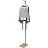 Sintuff Adjustable Cloth Display Stand 48-72 Inches Single Garment Rack