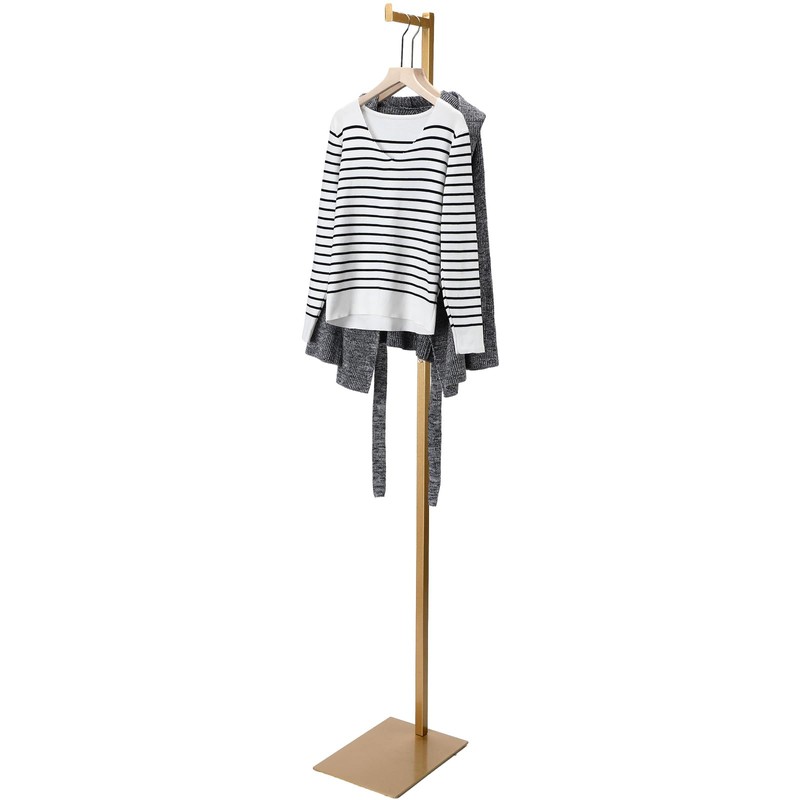 Sintuff Adjustable Cloth Display Stand 48-72 Inches Single Garment Rack