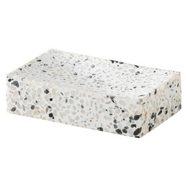 Gedy Zoe Soap Dish, White/Black