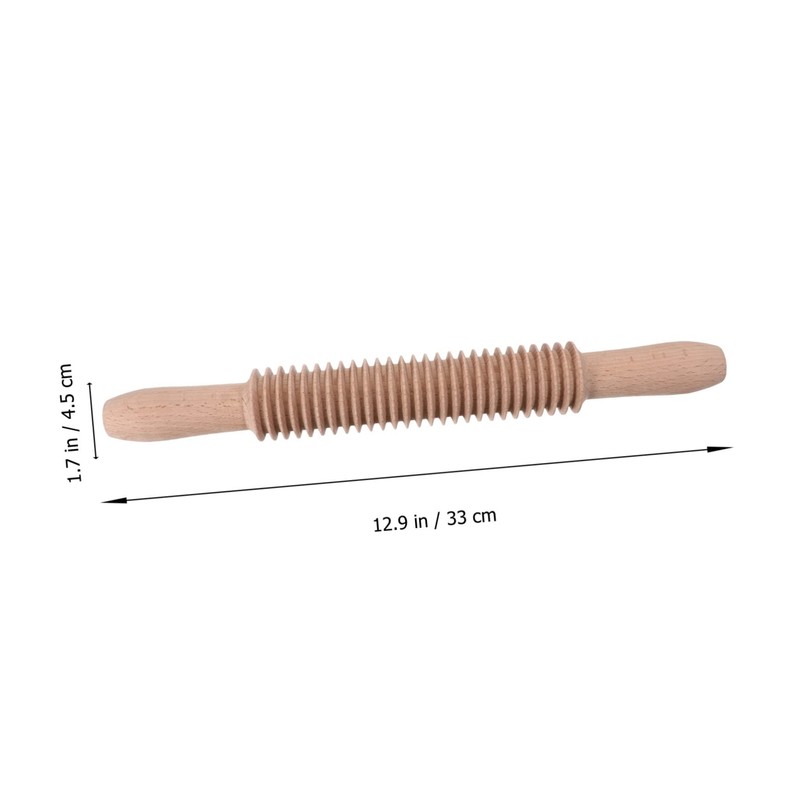 Mobestech Handmade Wooden Spaghetti Roller Kitchen Cooking Roller for Homemade