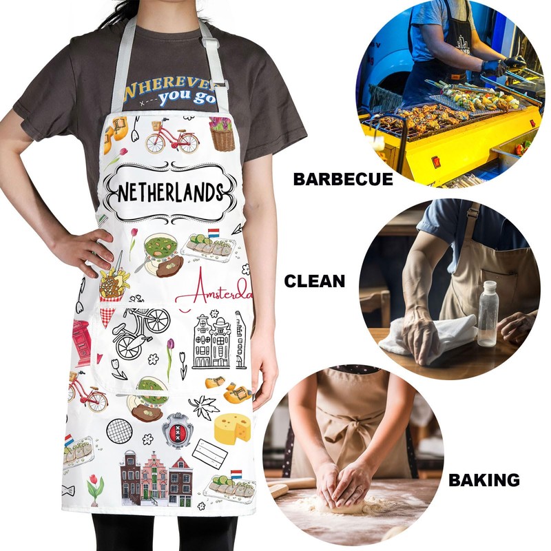 G2TUP Netherlands Apron Dutch Apron Netherlands Souvenirs Gifts Netherlands Kitchen