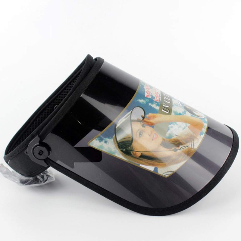 PRETYZOOM Transparent Visor Hat UV Protection Summer Sun hat Ultraviolet-proof