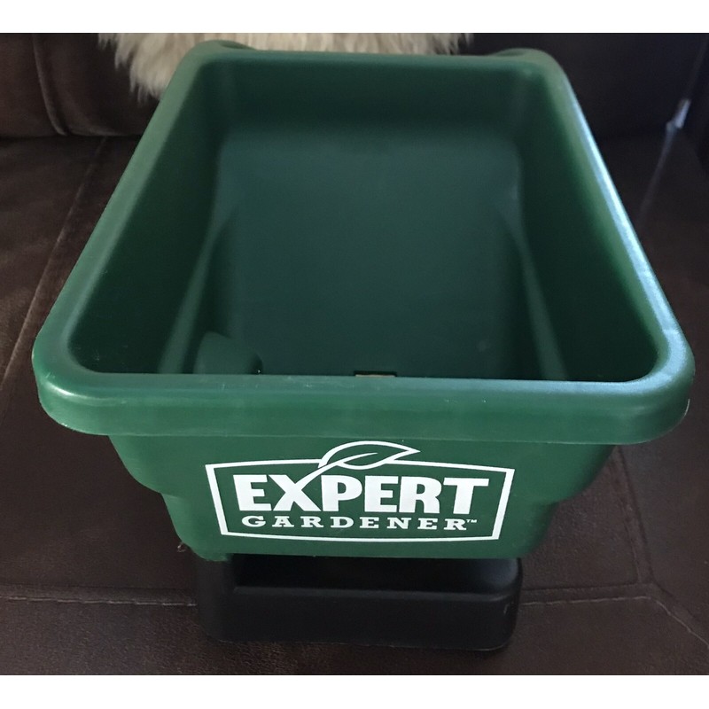 EXPERT GARDENER HAND HELD SPREADER FOR SEED OR SALT 1100