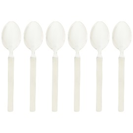Alessi Dry Tea Spoon, Set of 6, (4180/7), Silver