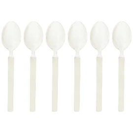 Alessi Dry Tea Spoon, Set of 6, (4180/7), Silver