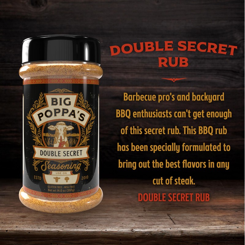 Big Poppa’s Double Secret Steak Seasoning – Prize-Winning Steak Rub