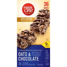 Fiber One Oats & Chocolate Granola Bars, 128 Count