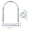 sourcing map 1 Set Round U-Bolts Steel M10 with Nut