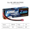 Zeee 7.4V Lipo Battery 2S 50C 5200mAh Lipos Hard Case