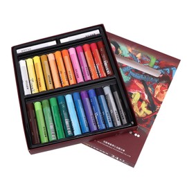24+2 Oil Painting Stick Set Soft Oil Pastel Crayon Children Art Supplies(8724Jl2 ) 8724JL + 2