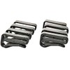 MSR Standard Strap Keeper Clips (8 Pack), Black