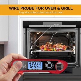 STRONG Digital Meat Thermometer for Cooking Smoker Oven Double-Probe Meat Thermometer
