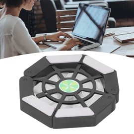 Laptop Cooling Stand, Laptop Cooling Pad, with Luminous Large Fan for Computer Laptops(Black)