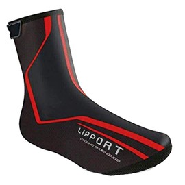 Men‘s Winter Cycling Shoes Covers,MTB Lightweight Waterproof Windproof Warmer Mountain Road Bike Cover Shoes for Outdoor Sports Red