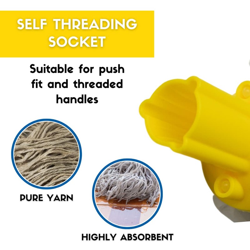 Avern Cleaning Supplies String Mop Heads Cotton PY Yarn Replacement