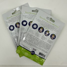 Miss Spa 3 PACK Miss Spa Brighten Facial Sheet Mask Renew Radiant Glow 0.88oz x3