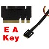 KALEA-INFORMATIQUE Riser Adapter PCIe Gen 3.0 4X to M2 E