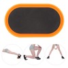 Leapiture 2Pcs Fitness Sliders Oval Yoga Sliding Disks Exercise Sliding