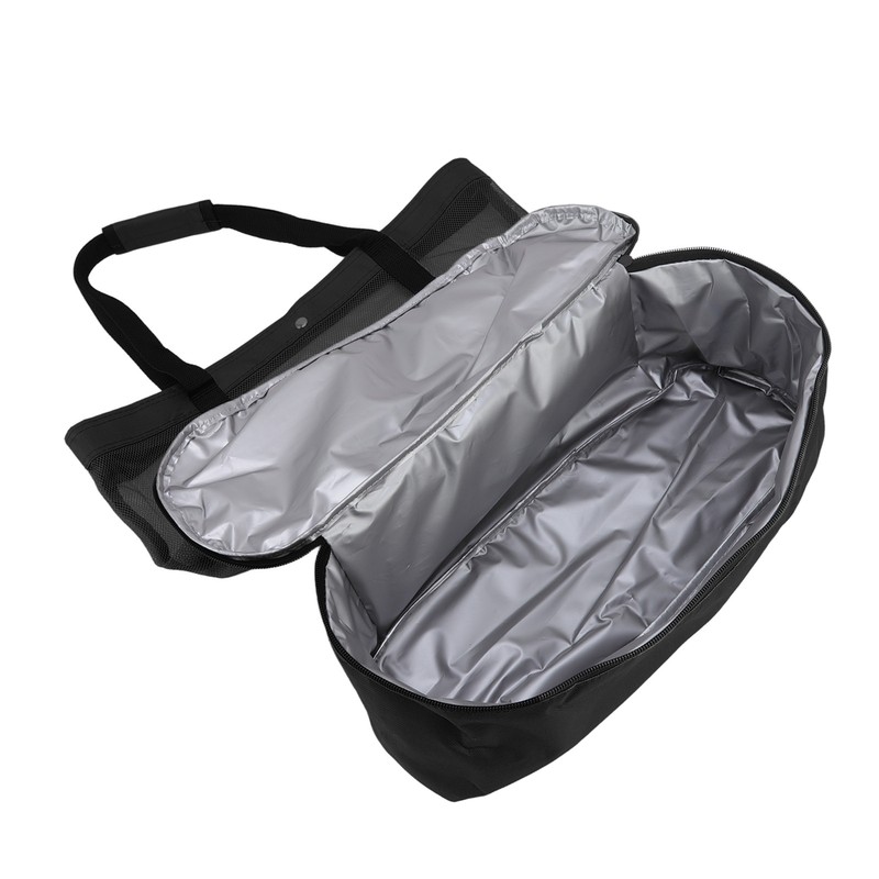 Mesh Beach Bag Multifunction Mesh Design Top Zipper Keep Freshness