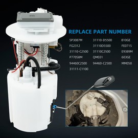 Aumzong 31110-D5500 Electric Fuel Pump Module for 2015-2019 Hyundai Sonata 2016-2020 Kia Optima 1.6L 2.0L 2.4L Replacement# 31110-C2500 with Sending