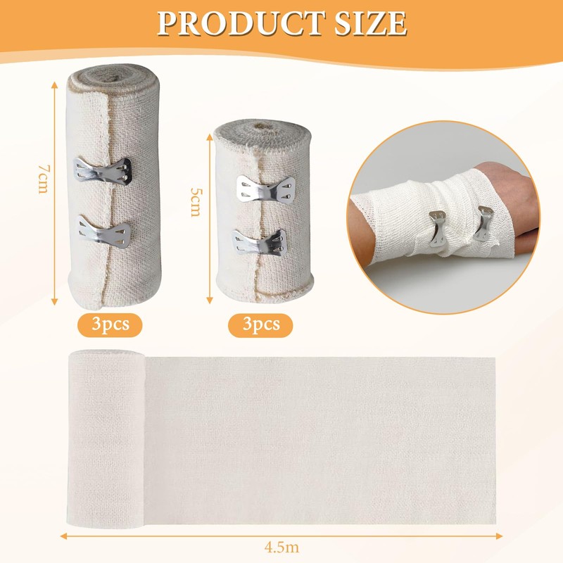 Elastic Bandage, Compression Bandage, Compression Bandages, Permanent Elastic Bandages, Gauze