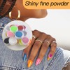 Multi-Color Nail Glitter Set,18 Shimmering Glitter Colors Micro Mini Glass