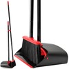 TreeLen Dust Pan and Broom/Dustpan Cleans Broom Combo with 52"