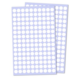 3,000 Pack, 10mm Round Dot Stickers Sticky Labels - White