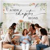 LANKBACK A New Chapter Begins Backdrop Storybook Baby Shower Decorations