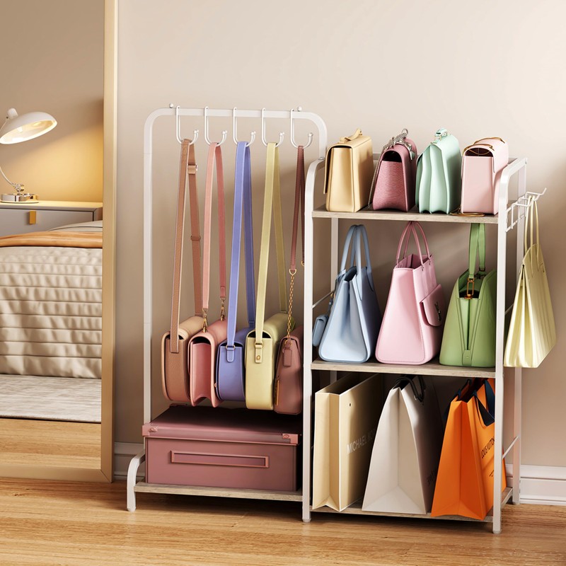 Purse Organizer for Closet, Large Capacity Purse Rack with 2