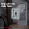 YT1F New AC Universal Remote Control for Gree Airlux Trane