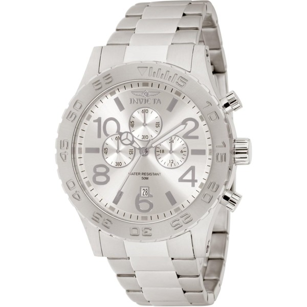 Invicta Men's 1269 Specialty Chronograph Silver Dial Watch