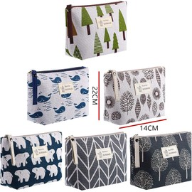 LIKENNY Makeup Pouch, Storage Pouch, Cosmetic Storage, Women's Travel Pouch, Stylish, Cute, Lightweight, Compact, Multifunctional, Cosmetics, Toiletries, Small Items, Storage Bag, Large Capacity