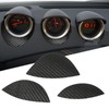 Dashboard Gauge Cover Decoration Carbon Fiber Replacement for NISSAN 370Z