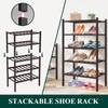 Smiry Bamboo Shoe Rack for Closet, 3 Tier - 33.86"
