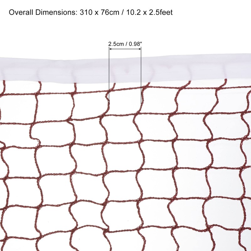 PATIKIL 310 x 76cm Badminton Net Badminton Replacement Net Badminton