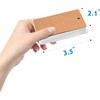 6 Pack Blank Flash Cards,300 Study Cards with Binder Ring