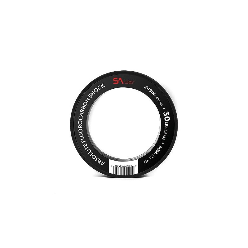 (36kg) - Scientific Anglers Absolute Fluorocarbon Shock Tippet -30m