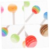 OHPHCALL 3D Lollipop Charms for Nail Art 50pcs Resin Nail