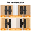 2 Pcs Degree Barn Door Latch, 180/90 Sliding Barn Door