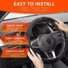 ZONETECH Car Heated Steering Wheel Cover 12V - Vehicle Hand