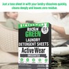 Rockin' Green Active Wear Travel Laundry Detergent Sheets Unscented -