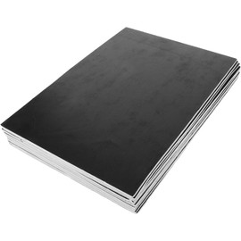 iplusmile 10 Piezas de Láminas de Espuma Negra Adaptables y Ligeras para Manualidades, Tablero de Esponja de 27 X 38 Cm Adecuado para Proyectos Creativos