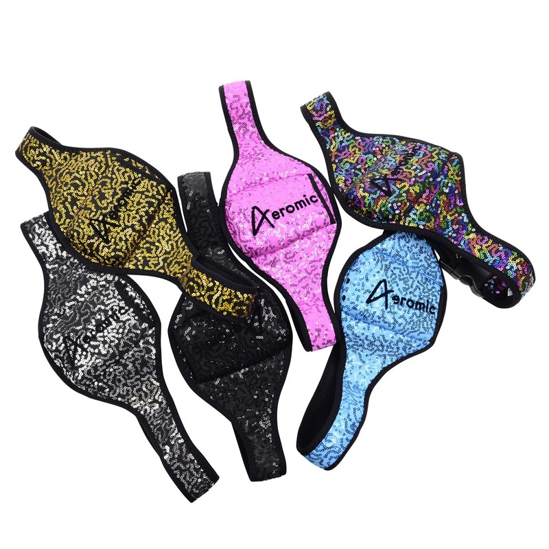 Aeromic Special Edition Mic Belt - Sequin - Black/Silver